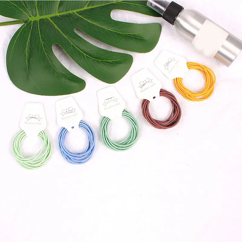 

50 10 1 pcs/lot 5CM Hair Accessories women Rubber bands Scrunchy Elastic Hair Bands Girls Headband decorations ties Gum for hair