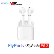 Honor Flypods/flypods pro Беспроводные сенсорные водонепроницаемые динамические наушники с управлением беспроводным зарядным устройством Bluetooth 5,0