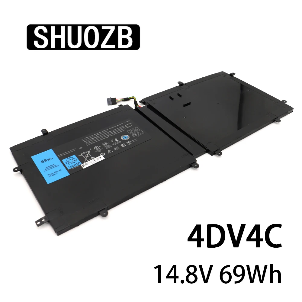 Новый 4DV4C Аккумулятор для ноутбука 14 8 V 69WH Dell XPS18 1810 1820 серии планшет 63FK6 D10H3 063FK6 SHUOZB