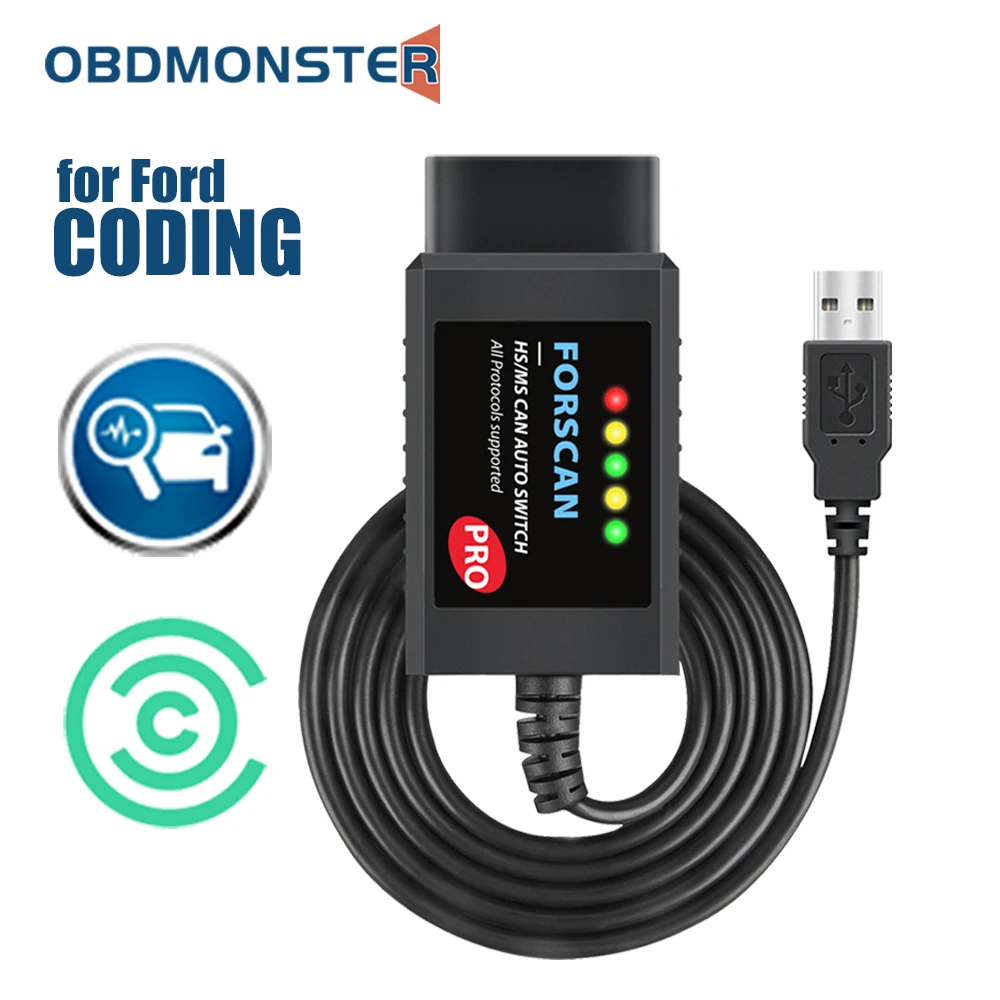 Automotive diagnostic service tools elm327 v1 5 forscan obd2 usb