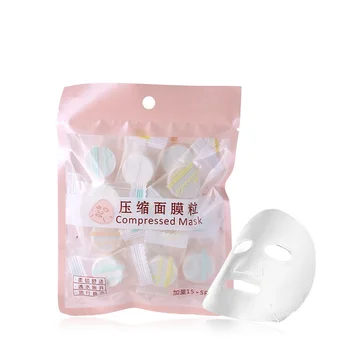 

20pcs Compressed Face Mask Paper DIY Disposable Facial Masks Papers For Women Makeup Skin Care Wrapped Masks Beauty Tool
