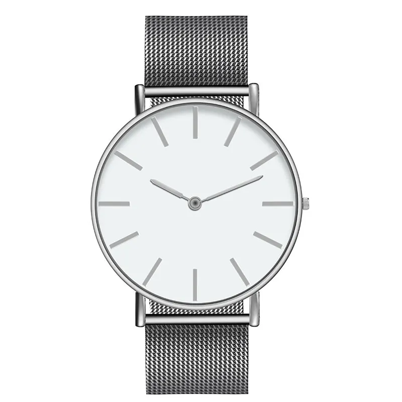 Модные брендовые Женские кварцевые наручные часы с ремешком из нержавеющей стали, роскошные часы в простом стиле, женские часы