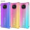 For Xiaomi Poco X3 NFC M3 X2 F2 Pro A3 A2 Lite Case Rainbow Gradient Airbag Shockproof Phone Case Soft TPU Translucent Cover ► Photo 1/6