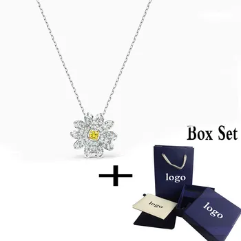 

MINA BEAR 2020 Fashion Sunflower Clavicle Necklace, Simple, Light, Luxury, Romantic, Elegant, Luxury Female Jewelry