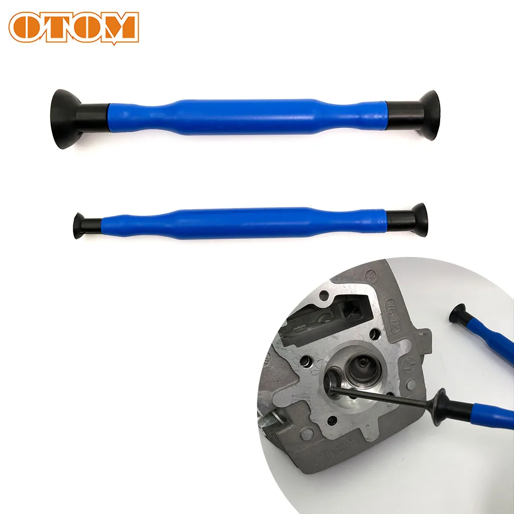 OTOM 2 Pcs Valve Lapping Sticks Plastic Grip With Suction Cup For Auto Motorcycle ATV Cylinder Engine Valves Dust Grinding Tool
