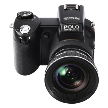 

POLOSHARPSHOTS Camera Autofocus 1080P Full HD Digital Video Camera 33 MP 100 Degree Ultra Wide Angle Lens(EU Plug)