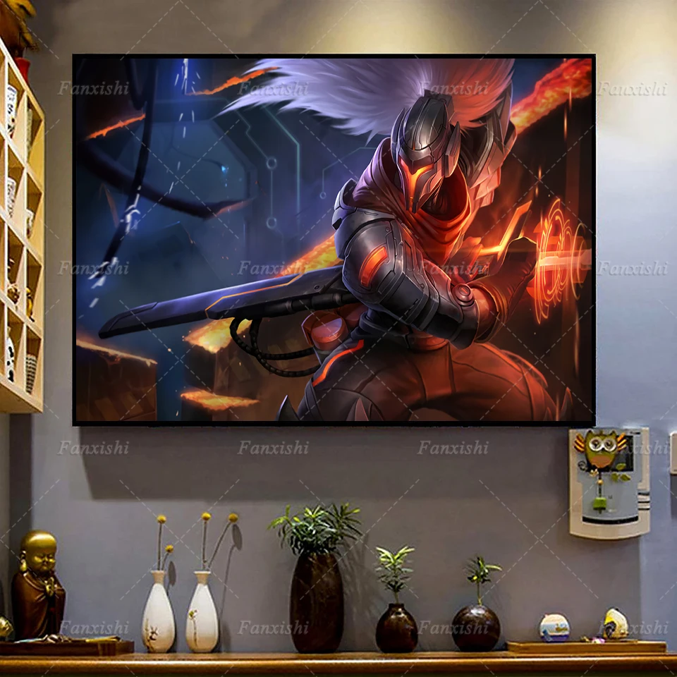 Video Game League Of Legends Poster Cartoon Art Painting Children Room Decor Modern Living Canvas Wall Prints | Дом и сад
