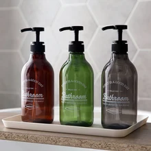 Бутылка для лосьона в скандинавском стиле, креативная портативная бутылка для шампуня, бутылка для мыла, мыло для рук, жидкий гель для душа, пустая бутылка CL0429