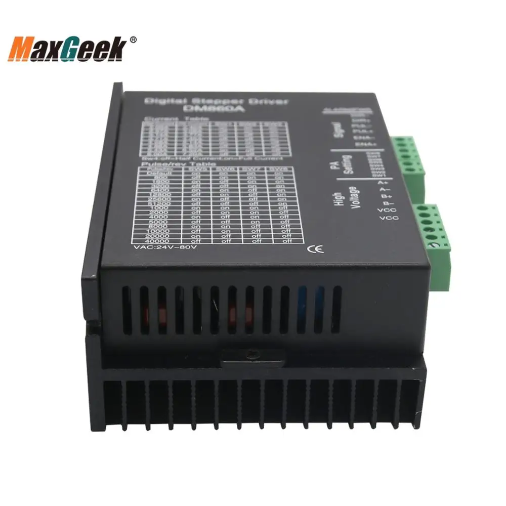 Драйвер шагового двигателя Maxgeek DM860A 86 110 двухфазный цифровой шаговый привод