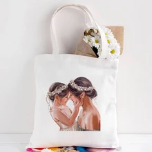 

Super Mom Shopper Bags Shopping Bag Handbags Mother's Day Graphic Ladies Cloth Canvas Tote Bags Women Bags Reusable Shoulder Bag