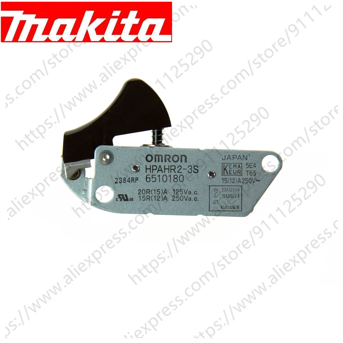 

Переключатель для Makita 1806B 9609B 9607B 9607BL 9402 2412N 3600H 4107R 9105 HK1820L 9402 9401 9207SPC 9217SPC 9207SPB 2414K 2414 3601