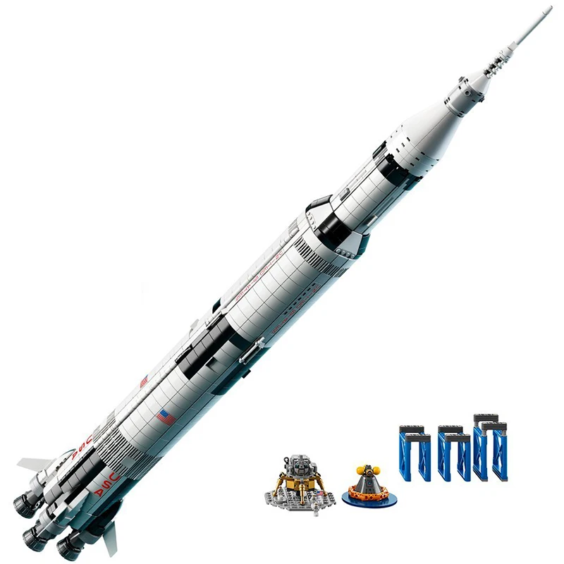 

1969pcs Creative Series Compatible Legoinglys Idea The Launch Vehicle Set Children Educational Building Blocks Bricks Toy