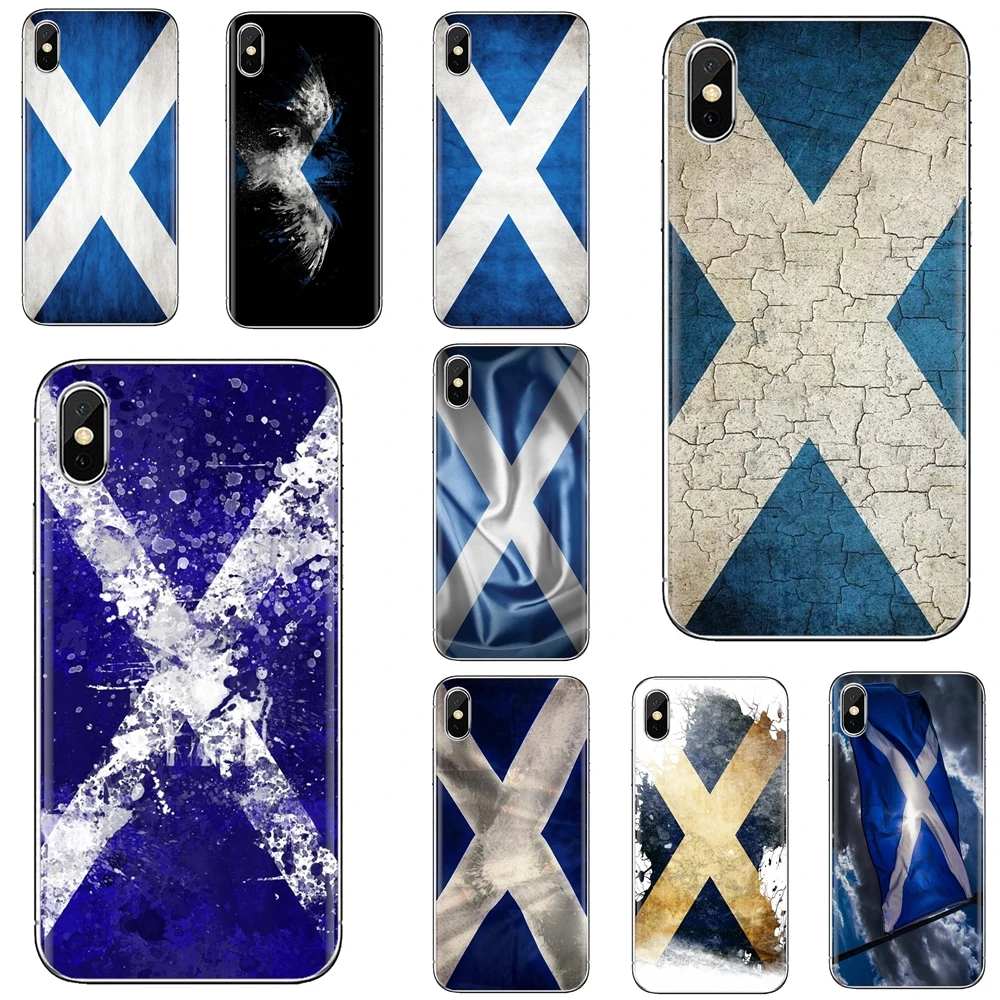 Soft Case Cover Scotland Grungy Flag National For iPhone iPod Touch 11 12 Pro 4 4S 5 5S SE 5C 6 6S 7 8 X XR XS Plus Max 2020 | Мобильные