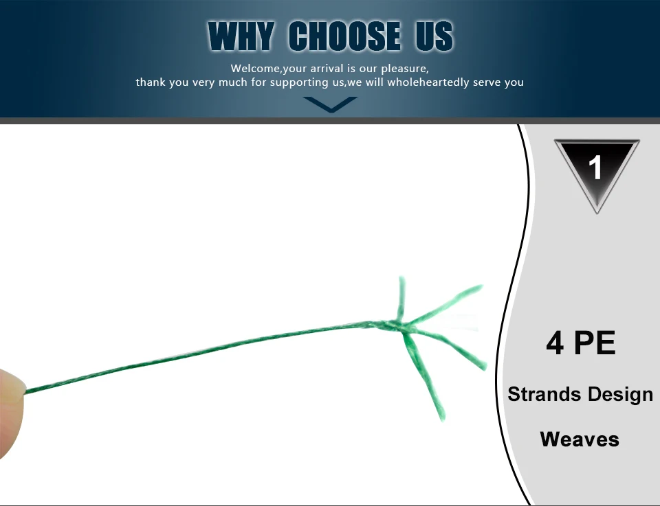 K8356 100% 300M 328Yards 4 Stands PE Braided Fishing Line Outlet Box Main Line Multifilament Super Strong High Quality 12LB-50LB (12)