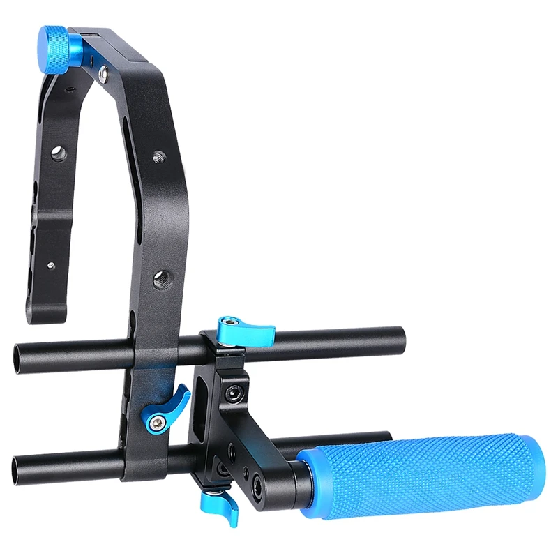 

FFYY-Yelangu Durable Aluminum Alloy Video Dslr Camera C Shape Bracket Support System/Top Handle Grip For Video Dslr Camera Camco