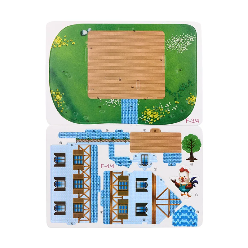 Игрушка-головоломка милый дом мечты 3d головоломка дом Лучший DIY подарок детские игрушки игры juguetes подарок для детей#3D13