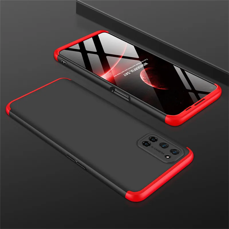 Funda 3 en 1 para OPPO A72 A52 A92 360, protección completa contra