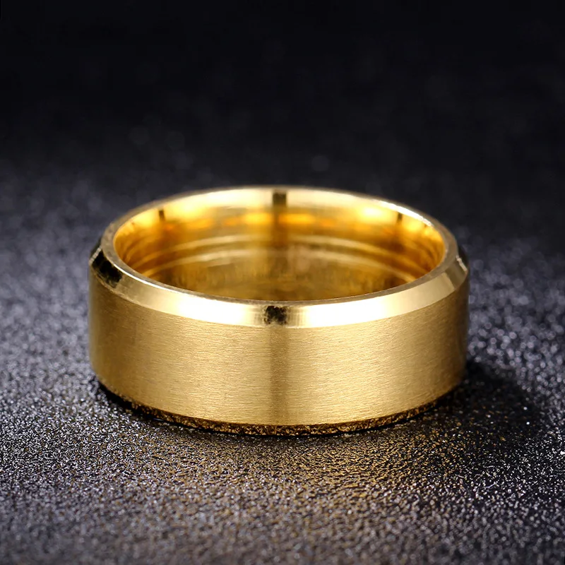 4-8 мм кольцо из нержавеющей стали мужские модные титановые кольца для женщин ювелирные изделия OC1
