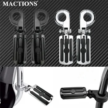 

Universal Highway Pegs Footpeg & Mount 1.25" 32mm Engine Guard Crash Bar Foot Pegs For Harley Touring Sportster Dyna Softail XL