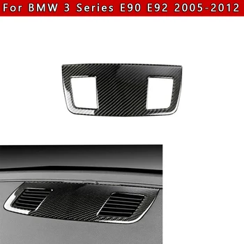 

1pc Carbon Fiber Dashboard Air Vent Outlet Trim Decor Decoration Trim For BMW 3 Series E90 E92 2005-2012 Car Styling Accessory