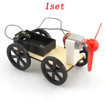

1set B2 Wind Turbine Model Cars Motor Driven Propeller Power Kit for Stem Education Students Science Experiment DIY Handmade