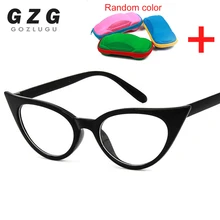 Женские очки "кошачий глаз", оправы "кошачий глаз", прозрачные очки, Женская Рамка для очков, Ретро стиль, женские очки, фирменный дизайн, с коробкой