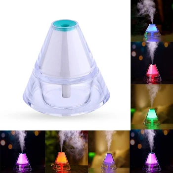 

led night light desk oxygen bar air humidifier 140ml USB Iceberg humidifier mini portable creative 7 color change