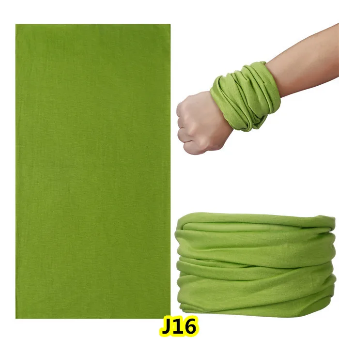 J16 Scarf Волшебный дизайнерский шарф с черепом, различные маски на половину лица, повязка на голову для Хэллоуина, бандана, головной убор для велосипеда, головной шарф для сноуборда, головной платок - Цвет: J16 Scarf