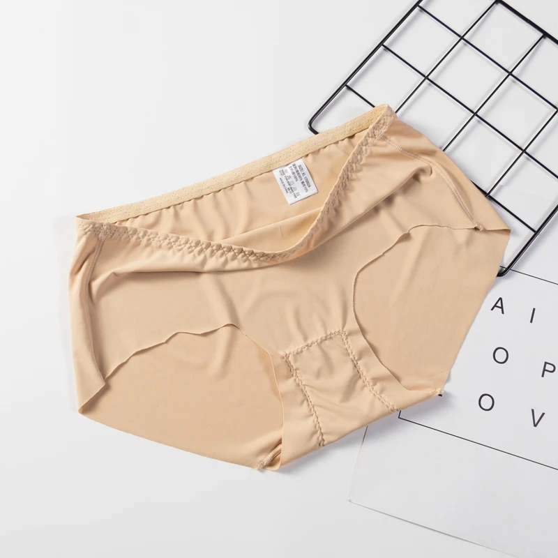 Женские трусы плавки для мальчика с принтом бесшовные хлопковой ластовицей