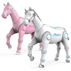 Jouet cheval Intelligent RC, Robot de dessin animé, Animal mignon, Induction intelligente, jouets éducatifs pour enfants, cadeau de noël 