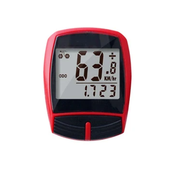 

Cycling Computer Accessories Wired Sensor Bicycle Speedometer Backlight LCD Display Odometer Clear Waterproof Digital Stopwatch