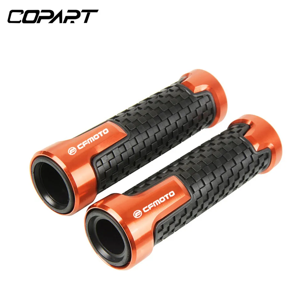 For CFMOTO 400NK 400 NK 650NK 650 NK Motorcycle 7/8''22mm Handlebar Grip CNC PVC Anti-Skid handle bar Motorbike grips End