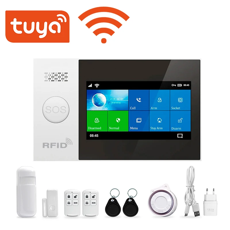 Tuyasistema De Alarme Inteligente, Sem Fio, Wifi, Gsm, Gprs