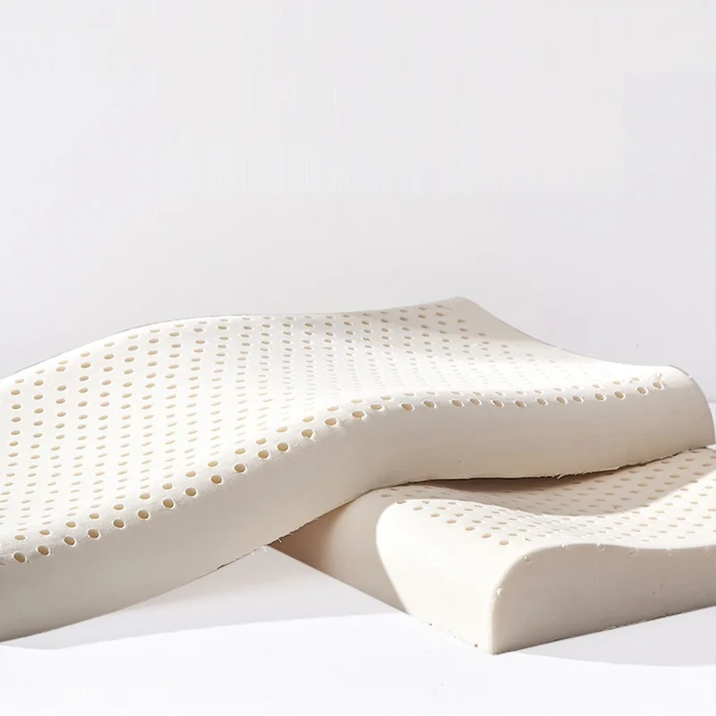Natural latex thin soft sleeping wave pillow helps sleep 3