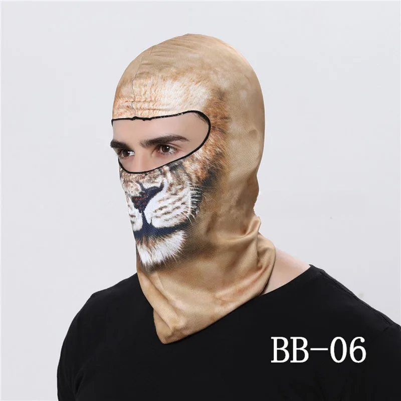 H334 BB-06 Велосипедная маска для катания на лыжах Защита для шеи маска на лицо от ветра camouфлаг головной убор велосипедный принт полная лицевая маска шлем спортивный велосипед - Цвет: H334 BB-06