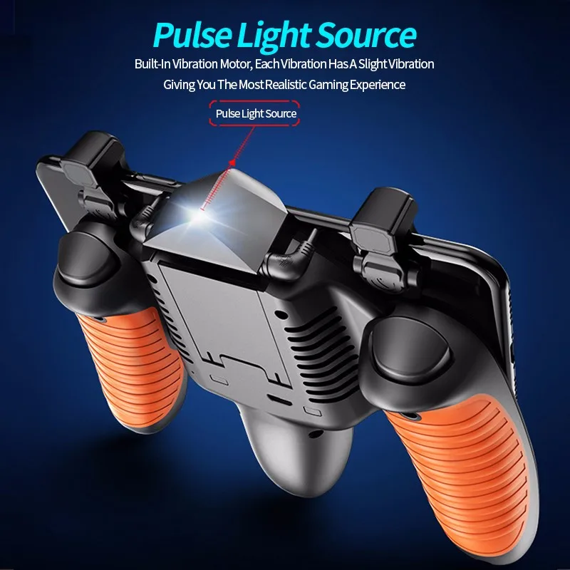  for PUBG Game Controller Gamepad Trigger Button Cooling Fan Joystick for IOS Android Phone