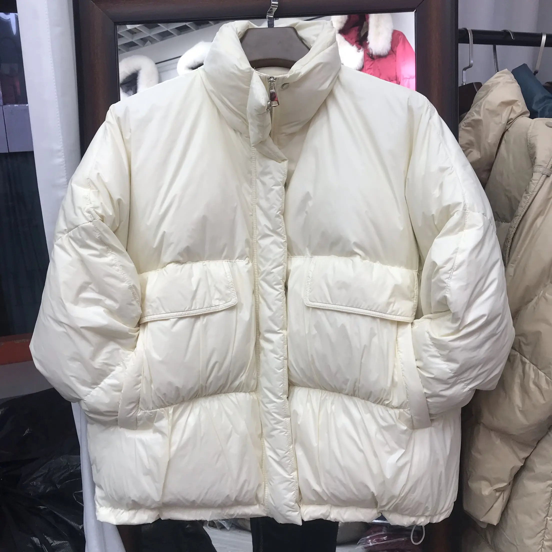 100% Real Silk Velvet Women Pocket Blouse Vintage