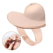 Нержавеющая сталь Прививка ресниц клей кольцо чашка водонепроницаемый наращивание ресниц поддон клей держатель Регулировка татуировки Чернила чашки кольца 1 шт