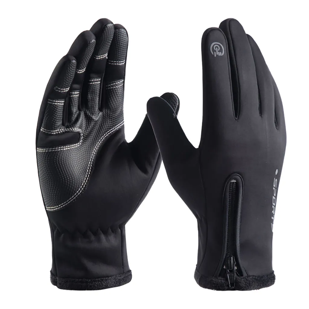 Ветрозащитные перчатки для вождения для женщин и мужчин, водонепроницаемые, с сенсорным экраном, на весь палец, теплые варежки, рукавицы, Зимние перчатки для женщин и мужчин