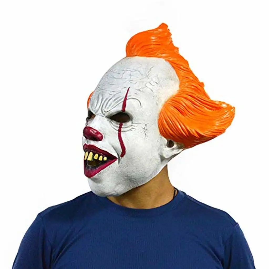 Клоун на Хэллоуин шапка-маска It: Chapter Two Pennywise(клоун сзади Spirit 2) маска для взрослых