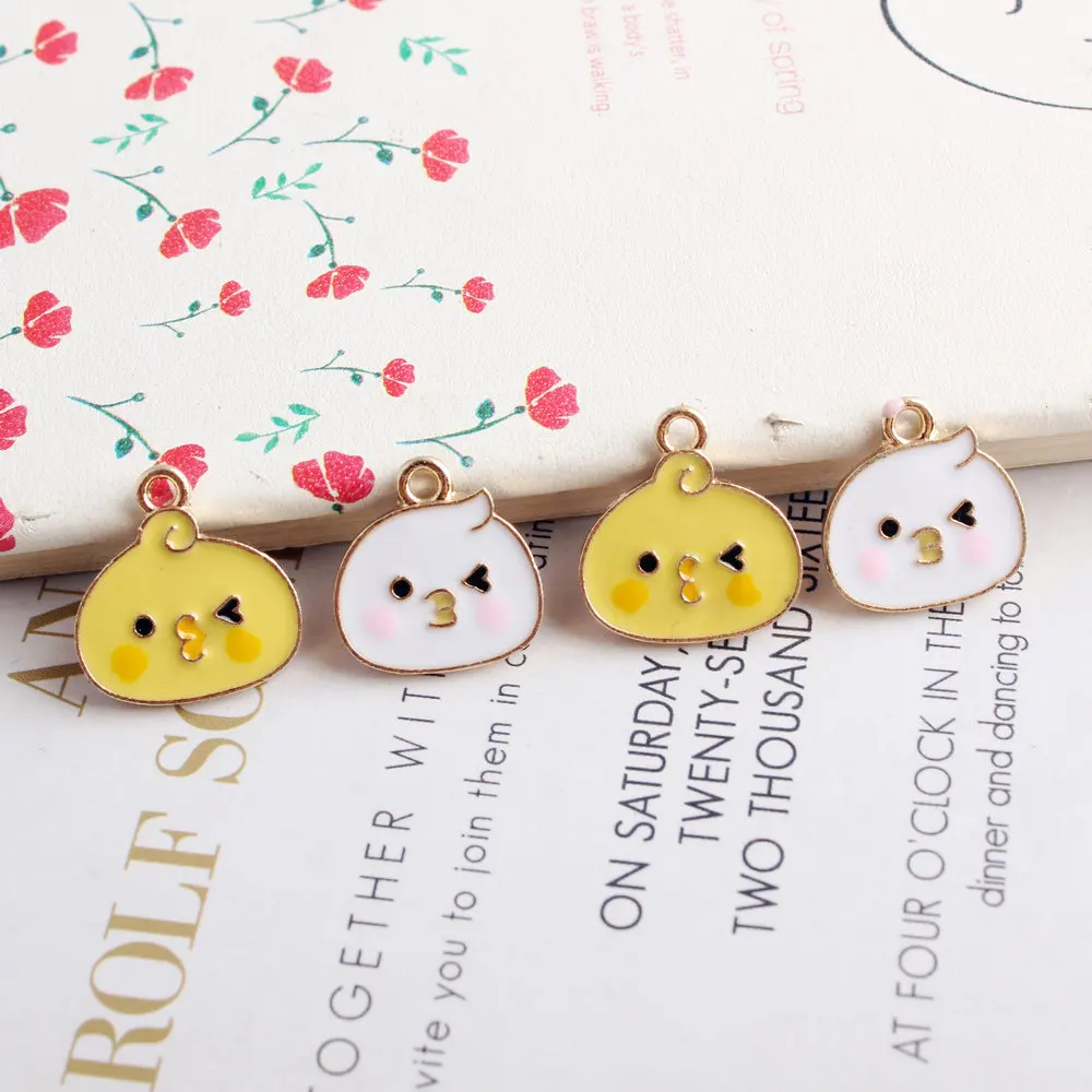 10 шт./упак. сплав Мультфильм Курица голова ювелирные аксессуары для DIY