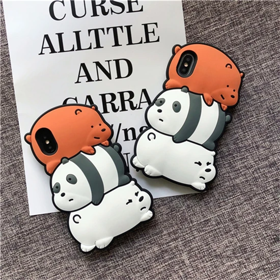 

Cute 3d Bear Anime Cartoon Girl Soft Case For Iphone 11 Pro Max 7 8 6 6s Plus Xr X Xs Max Se 2 Matte Silicone Phone Cover Fundas
