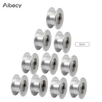 

Aibecy Idle Pulley Gear Wheel Aluminium Idler Gear Teeth 3mm/4mm/5mm Core Diameter 3D Printers Part for GT2 6mm Wide Timing Belt