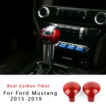 

Replacement Gear Shift Knob Trim Parts Replace 2pcs Cover For Ford Mustang