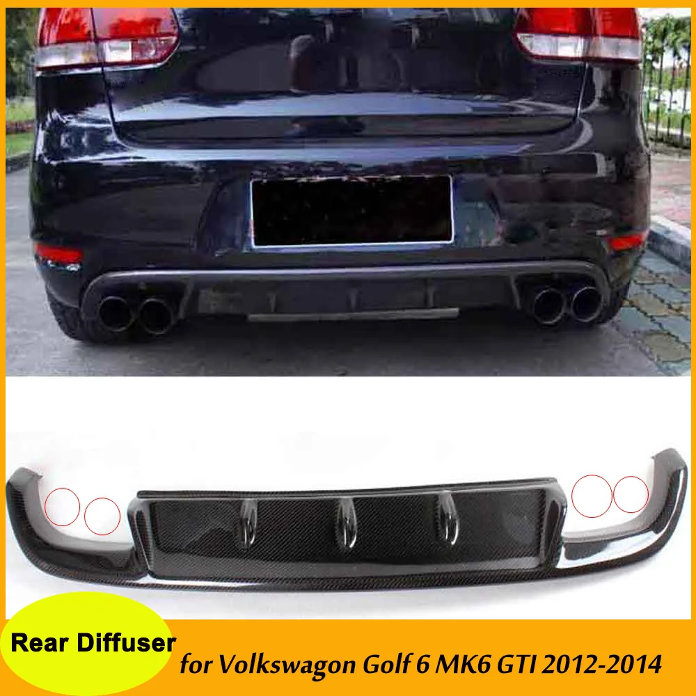 Задний спойлер MK6 из углеродного волокна для Volkswagen Golf 6 задний бампер только 2012