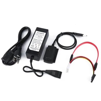 

With 2.5A Power Supply Usb2.0 To Ide/Sata Three Easy Drive Line Hard Drive Optical Drive Transfer