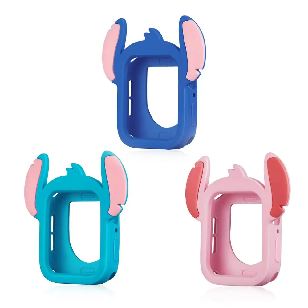 

TurnFinger Fashion Luxury Creative Stitch Cartoon Watch Case For Soft Shell Environmental Protection Silicone Protective Cover