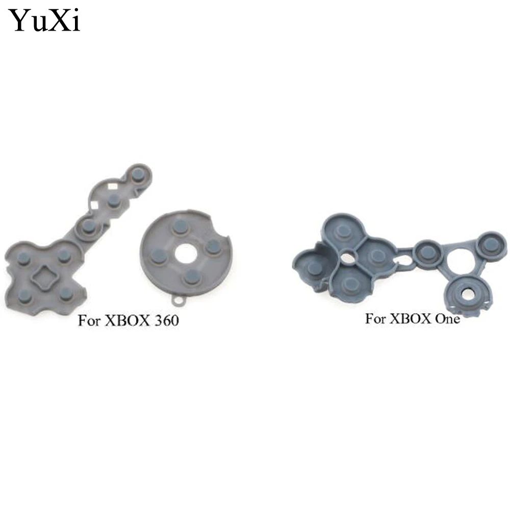 Yuxi In Gomma Conduttiva Pad Di Silicio Per Xbox360 / Xbox One Controller Wireless Per Xbox 360 360 Contatto Pulsante D-Pad Riparazione Sostituire