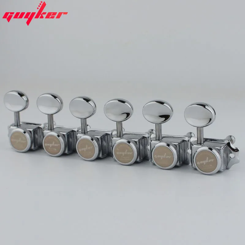 Guyker Vintage Nickel/chrome Lock String Tuners Electric