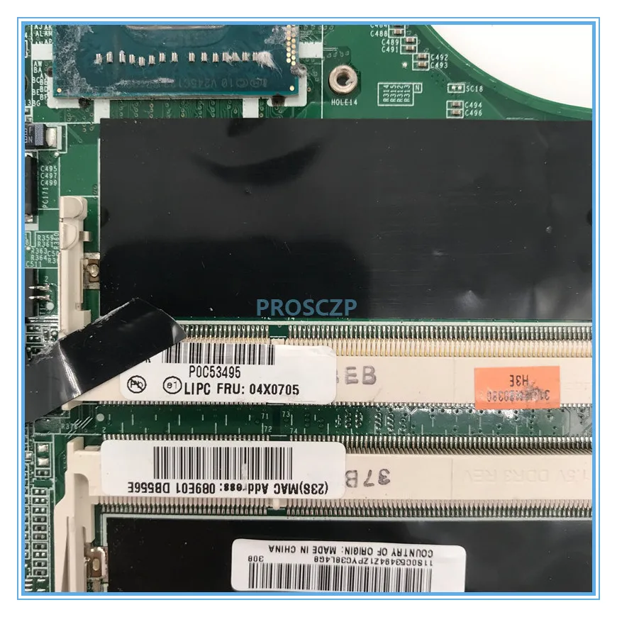 Высококачественная материнская плата для ноутбука ThinkPad X131e 04X0705 DA0LI2MB8H0 с процессором SR109 1007U совместимость